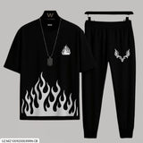 Track Suit Trendy Two-Piece Streetwear Set (T-Shirt & Trouser)