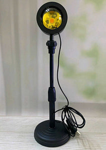 Sunset Lamp Rainbow Projection Lamp USB Charging LED Lighting Sun Never Sets Light Rainbow