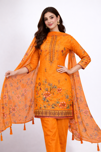 Elegant 3 Piece Linen Suit