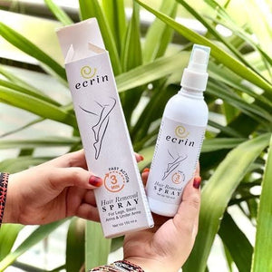 Ecrin Hair Removal Spray for Men & Women | Fast, Gentle Hair Remover 100ml