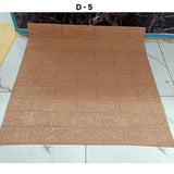 3D Brick Design Self-Adhesive Waterproof Foam Sheet 3D PE Foam Wallpaper