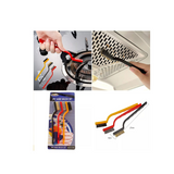 Pack of 6 Mini Wire Brush Set (Brass, Nylon, Stainless Steel Bristles)